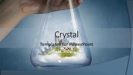  Presentation with life-science - Audience pleasing PPT theme consisting of science-for-green-healthy-life and a light blue colored foreground