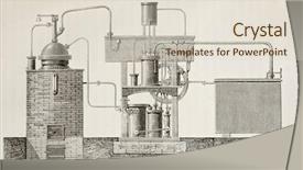  Presentation with eau - Amazing slides having science illustrate - antique illustration of absorption cooling backdrop and a lemonade colored foreground