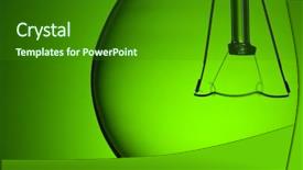  Presentation with green science - Audience pleasing theme consisting of science inventions - photo shot of detail backdrop and a forest green colored foreground