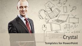  Presentation with ipad - Slide set consisting of neon - young couple kissing with sandwiches background and a tawny brown colored foreground