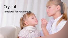  Presentation with drop - Presentation design with soccer players leg on ball with brazil flag background and a gold colored foreground