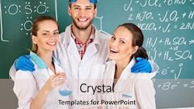  Presentation with chemistry - Beautiful PPT theme featuring science project - group chemistry student with flask backdrop and a lemonade colored foreground