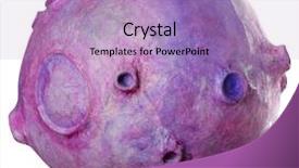  Presentation with space universe - Beautiful theme featuring colorful fantasy space handmade planet backdrop and a coral colored foreground