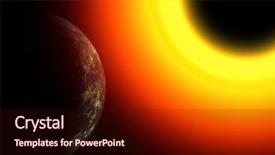  Presentation with astrology - PPT theme having space theme background and a wine colored foreground