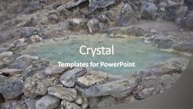  Presentation with hot spring - Slides having couple of male and female legs during a kissing date - love and relationship concept background and a lemonade colored foreground