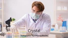  Presentation with water science - Audience pleasing presentation theme consisting of science water sampling microbiological analysi - young chemist working backdrop and a soft green colored foreground