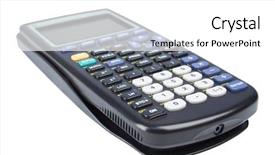  Presentation with scientific - Audience pleasing presentation consisting of scientific calculator isolated on white backdrop and a white colored foreground