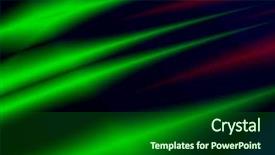  Presentation with fantasy - Slides featuring scientific poster - green fantasy rays background and a forest green colored foreground