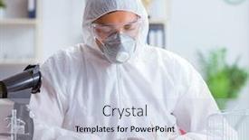  Presentation with lab animal - Slide set with scientist-doing-animal-experiment background and a lemonade colored foreground