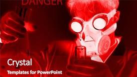  Presentation with clipping - Audience pleasing PPT layouts consisting of scientist working in a labor backdrop and a  colored foreground