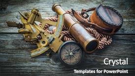  Presentation with compass - Cool new PPT layouts with scope - compass sextant and spyglass backdrop and a dark gray colored foreground