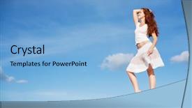  Presentation with scope - Presentation theme with beautiful ammonite stone close up surface isolated on black background background and a wine colored foreground