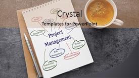  Presentation with project management - Amazing slide set having scope work - business concept notebook with scheme backdrop and a yellow colored foreground