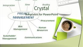  Presentation with project management - Slide deck consisting of scope work - business concept office stationery keyboard background and a cream colored foreground