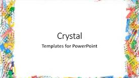  Presentation with scope work - Theme with scope work - frame of office supplies isolated background and a white colored foreground