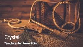  Presentation with scope work - Presentation with scope work - sea travelling concept in wooden background and a tawny brown colored foreground