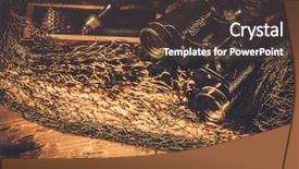  Presentation with wooden christian cross religious concept - Beautiful theme featuring scope work - sea travelling concept in wooden backdrop and a tawny brown colored foreground