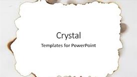  Presentation with burnt - Beautiful theme featuring scorched frame on paper burnt backdrop and a white colored foreground