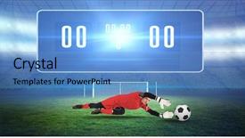  Presentation with composite mansory - PPT layouts featuring scoreboard football - digital composite of composite image background and a teal colored foreground