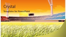  Presentation with stadium - Cool new PPT theme with scoreboard football - illustration of sports stadium backdrop and a gold colored foreground