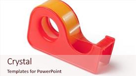  Presentation with scotch tape - Beautiful presentation theme featuring scotch tape in the holder backdrop and a lemonade colored foreground