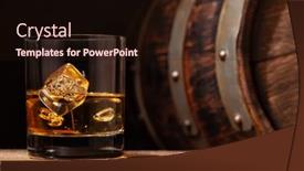  Presentation with scotch - Colorful PPT layouts enhanced with scotch-whiskey-glass-and-old backdrop and a wine colored foreground
