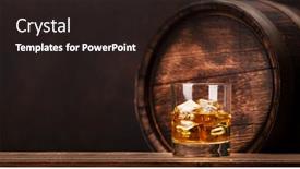  Presentation with scotch - Slide deck featuring scotch-whiskey-glass-and-old background and a wine colored foreground