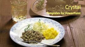  Presentation with scotch - Amazing slide deck having scotch whisky scotland traditional food backdrop and a tawny brown colored foreground