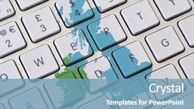  Presentation with overlaid - Colorful slide set enhanced with scotland maps - outline map of uk backdrop and a teal colored foreground