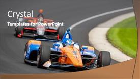  Presentation with indiana - Presentation theme featuring scott-dixon-9-of-new background and a gray colored foreground