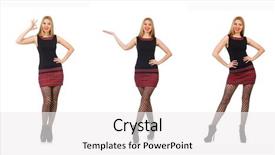  Presentation with scottish dance - PPT theme featuring scottish dance - composite photo of woman background and a  colored foreground