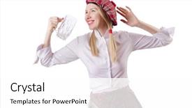  Presentation with kilt - Colorful slide set enhanced with scottish-traditions-concept-with-person backdrop and a white colored foreground