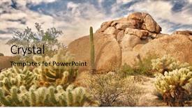  Presentation with saguaro - Audience pleasing PPT layouts consisting of scottsdale - beautiful desert landscape with saguaro backdrop and a yellow colored foreground