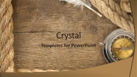  Presentation with scouting - PPT theme featuring scouting sports - ship ropes and compass background and a coral colored foreground