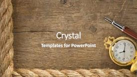  Presentation with scouting - Audience pleasing slide deck consisting of scouting sports - ship ropes and watch backdrop and a coral colored foreground