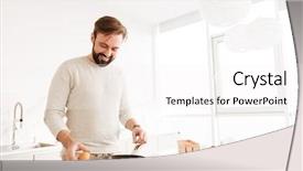  Presentation with bachelor - Audience pleasing presentation consisting of scramble - photo of handsome bachelor backdrop and a white colored foreground