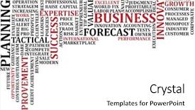  Presentation with word scramble - Colorful slides enhanced with scramble of business buzz words backdrop and a white colored foreground