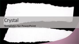  Presentation with black paper - Audience pleasing slides consisting of scrap - pieces of torn paper backdrop and a light gray colored foreground