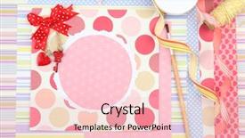  Presentation with scrap book - Colorful PPT theme enhanced with scrap book - beautiful hand made post card backdrop and a lemonade colored foreground