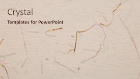  Presentation with scrapbook - Presentation enhanced with scrapbook-beige-crumpled-old-craft background and a lemonade colored foreground