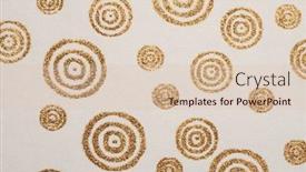  Presentation with old crumpled paper - Presentation theme consisting of scrapbook-beige-crumpled-old-craft background and a lemonade colored foreground