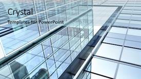  Presentation with penang heritage building - Presentation theme with scraper - office building background and a light blue colored foreground