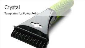  Presentation with audi car from the future - Cool new PPT layouts with scraper car on white background backdrop and a white colored foreground