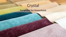  Presentation with tissue - Audience pleasing presentation design consisting of scraps of colored tissue close backdrop and a coral colored foreground