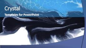  Presentation with marble - Amazing presentation theme having scratch cards - marble texture acrylic colors blots backdrop and a teal colored foreground