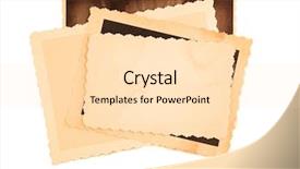  Presentation with black white vintage art - Cool new presentation design with scratch cards - vintage photos isolated on white backdrop and a lemonade colored foreground