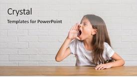  Presentation with hispanic - Colorful PPT layouts enhanced with scream - young hispanic kid sitting backdrop and a light gray colored foreground