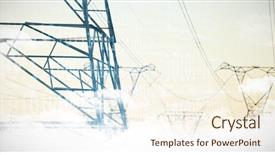  Presentation with binary - Amazing theme having screen against the evening electricity backdrop and a cream colored foreground