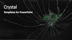  Presentation with black people trying to cross a broken bridge for peace - Cool new slides with tv monitors - broken black monitor backdrop and a black colored foreground