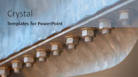  Presentation with water tank - Beautiful PPT layouts featuring screw-joint-with-rubber backdrop and a light blue colored foreground